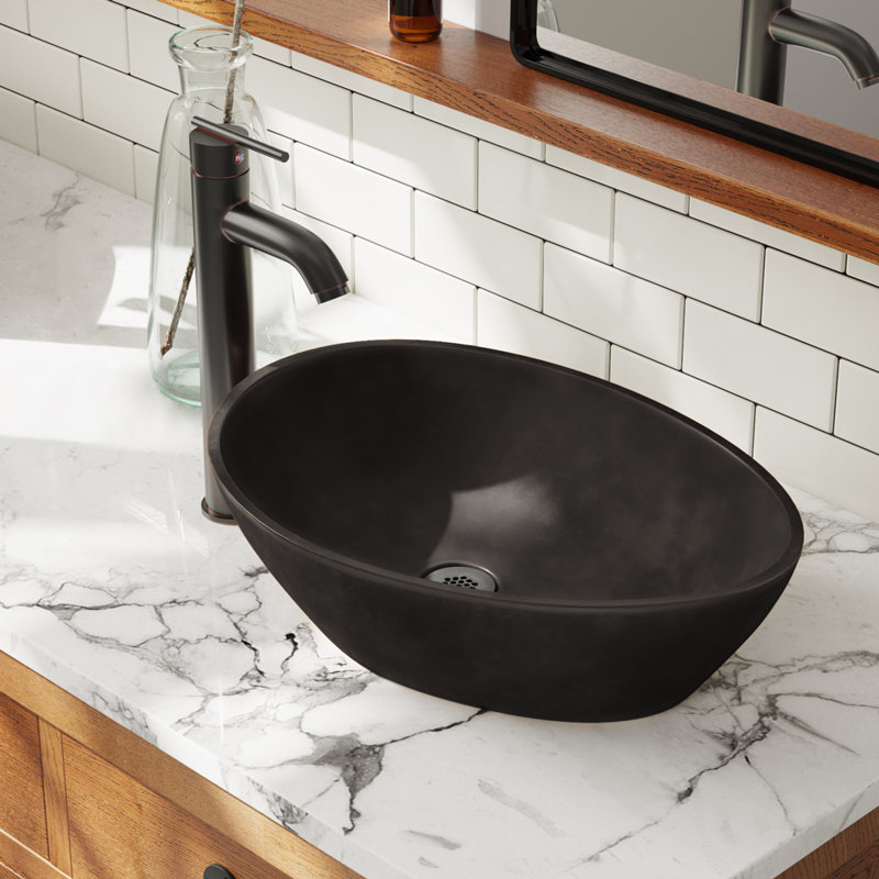 MRDirect Bronze Oval Vessel Bathroom Sink Wayfair
